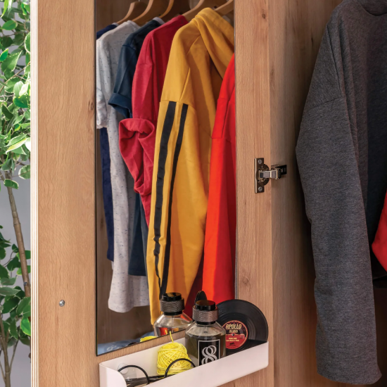 MODERA ΠΑΙΔΙΚΗ ΝΤΟΥΛΑΠΑ 3ΦΥΛΛΗ 138x61xH206cm