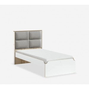 MODERA ΠΑΙΔΙΚΟ ΚΡΕΒΑΤΙ ΗΜΙΔΙΠΛΟ ΜΕ ΥΦΑΣΜΑΤΙΝΗ ΠΛΑΤΗ 129x211xH115cm