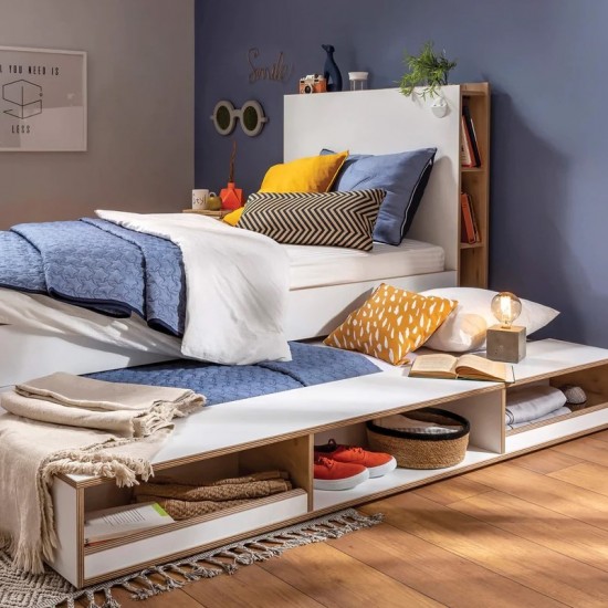 MODERA ΣΥΡΤΑΡΙ ΚΡΕΒΑΤΙΟΥ ΗΜΙΔΙΠΛΟ 198x122xH24cm