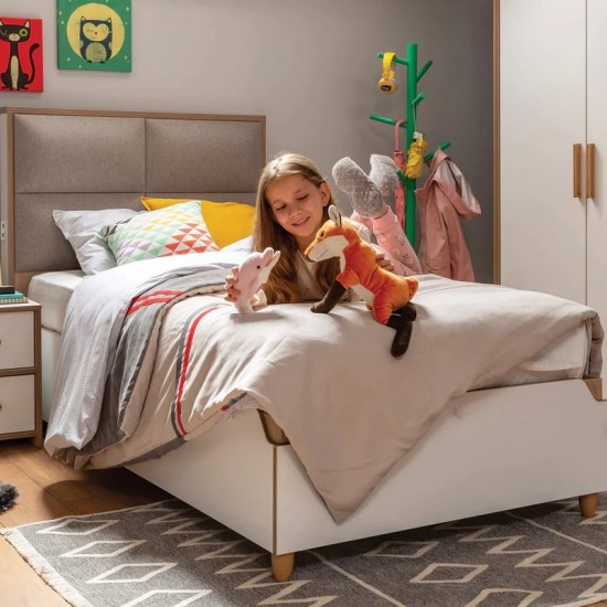 ΠΑΙΔΙΚΟ ΚΡΕΒΑΤΙ ΜΟΝΟ ΜΕ ΑΠΟΘΗΚΕΥΤΙΚΟ ΧΩΡΟ MODERA 109x211xH119cm