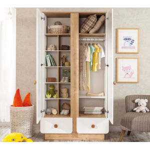 ΒΡΕΦΙΚΗ ΝΤΟΥΛΑΠΑ NATURA 2ΦΥΛΛΗ 104x56xH196 cm