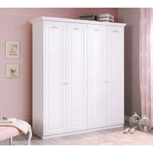 ROMANTICA ΠΑΙΔΙΚΗ ΝΤΟΥΛΑΠΑ ΜΕ 4 ΦΥΛΛΑ 188x56xH214cm