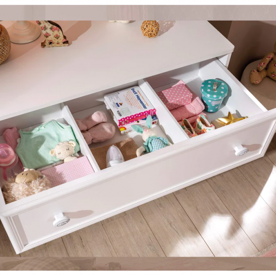 ROMANTICA ΠΑΙΔΙΚΗ ΣΥΡΤΑΡΙΕΡΑ ΜΕ 3 ΣΥΡΤΑΡΙΑ 90X50XH84cm