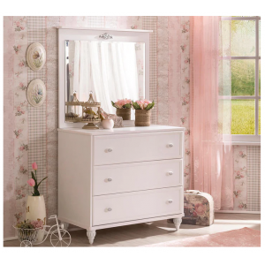 ROMANTICA ΠΑΙΔΙΚΗ ΣΥΡΤΑΡΙΕΡΑ ΜΕ 3 ΣΥΡΤΑΡΙΑ 90X50XH84cm