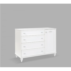 ROMANTICA ΠΑΙΔΙΚΗ ΣΥΡΤΑΡΙΕΡΑ 4 ΣΥΡΤΑΡΙΑ 1 ΝΤΟΥΛΑΠΙ 117x54xH90cm