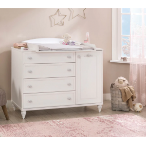ROMANTICA ΠΑΙΔΙΚΗ ΣΥΡΤΑΡΙΕΡΑ 4 ΣΥΡΤΑΡΙΑ 1 ΝΤΟΥΛΑΠΙ 117x54xH90cm