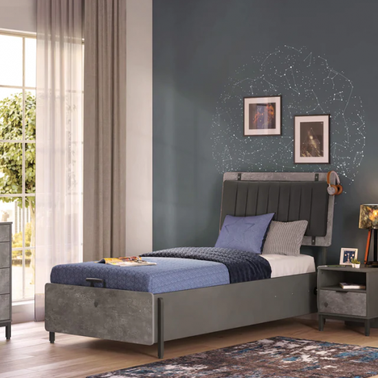 SPACE GRAY ΠΑΙΔΙΚΟ ΚΟΜΟΔΙΝΟ 47x41xH50cm