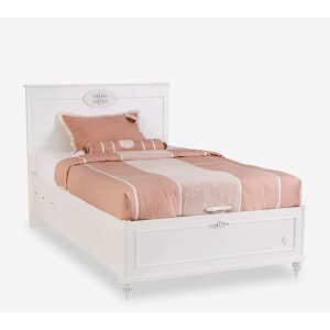 ROMANTICA ΠΑΙΔΙΚΟ ΚΡΕΒΑΤΟ ΗΜΙΔΙΠΛΟ ΜΕ ΑΠΟΘΗΚΕΥΤΙΚΟ ΧΩΡΟ 127x211x117cm