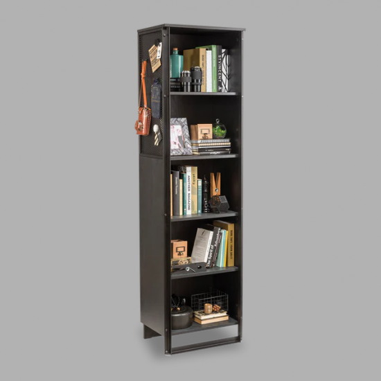 DARK METAL ΠΑΙΔΙΚΗ ΒΙΒΛΙΟΘΗΚΗ ΣΤΗΛΗ 53x36xH180cm