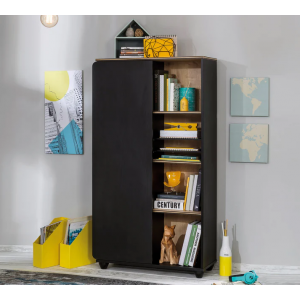 BLACK ΠΑΙΔΙΚΗ ΒΙΒΛΙΟΘΗΚΗ 77x30xH140cm