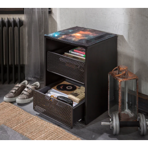 DARK METAL ΠΑΙΔΙΚΟ ΣΚΑΜΠΟ 40x38xH58 cm