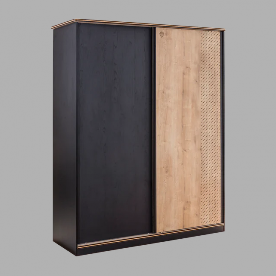 BLACK ΠΑΙΔΙΚΗ ΝΤΟΥΛΑΠΑ 2ΦΥΛΛΗ ΣΥΡΟΜΕΝΗ 164x59xH206 cm