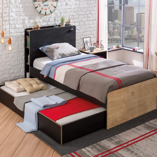 BLACK ΣΥΡΤΑΡΙ ΚΡΕΒΑΤΙΟΥ ΜΟΝΟ 194x93xH24cm