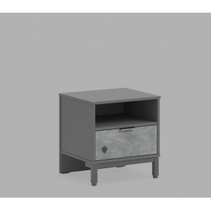 SPACE GRAY ΠΑΙΔΙΚΟ ΚΟΜΟΔΙΝΟ 47x41xH50cm