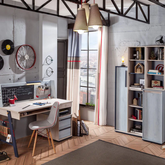 TRIO ΠΑΙΔΙΚΗ ΒΙΒΛΙΟΘΗΚΗ ΣΤΗΛΗ 69x32xΗ192 cm