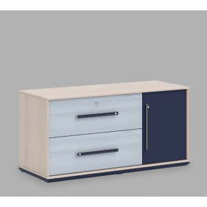 TRIO ΠΑΙΔΙΚΗ ΣΥΡΤΑΡΙΕΡΑ 2 ΣΥΡΤ./1 ΝΤΟΥΛ. 130x50xH64cm