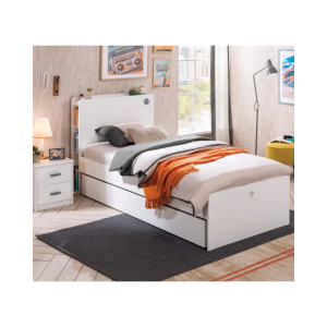 WHITE ΣΥΡΤΑΡΙ ΚΡΕΒΑΤΙΟΥ ΜΟΝΟ 93x195xH24 cm