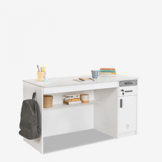 WHITE ΠΑΙΔΙΚΟ ΓΡΑΦΕΙΟ ΜΕΓΑΛΟ 139x58xH75 cm