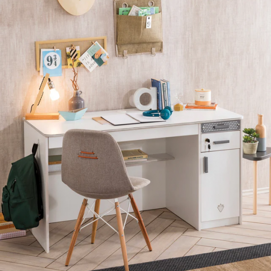 WHITE ΠΑΙΔΙΚΟ ΓΡΑΦΕΙΟ ΜΕΓΑΛΟ 139x58xH75 cm