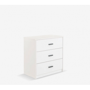 WHITE ΠΑΙΔΙΚΗ ΣΥΡΤΑΡΙΕΡΑ 3 ΣΥΡΤΑΡΙΑ 76x42xH75cm