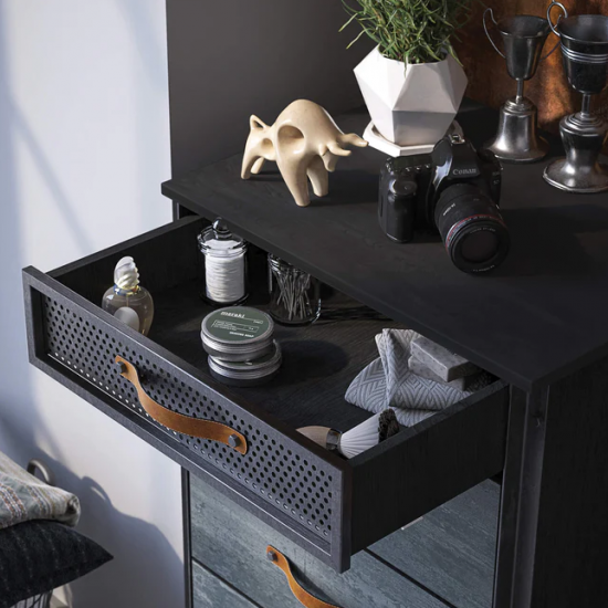 ΠΑΙΔΙΚΗ ΣΥΡΤΑΡΙΕΡΑ DARK METAL 5 ΣΥΡΤΑΡΙΑ  60x46x106cm