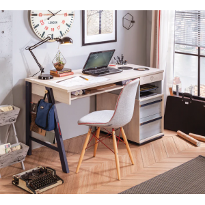 TRIO ΠΑΙΔΙΚΟ ΓΡΑΦΕΙΟ ΜΕ ΣΥΡΤΑΡΙΕΡΑ 141x64xH76 cm