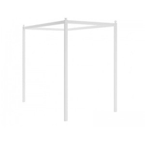 RUSTIC WHITE ΒΑΣΗ ΟΥΡΑΝΟΥ ΓΙΑ ΗΜΙΔΙΠΛΟ ΚΡΕΒΑΤΙ 