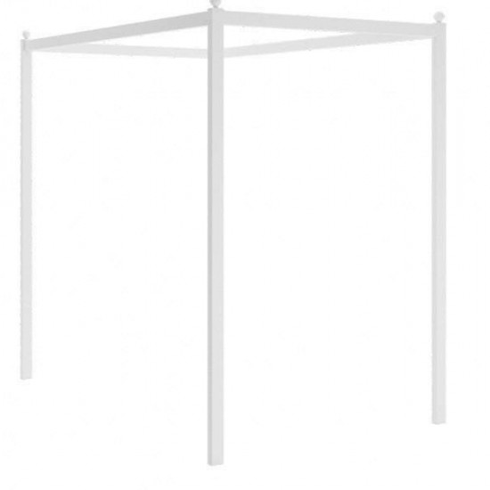 RUSTIC WHITE ΒΑΣΗ ΟΥΡΑΝΟΥ ΓΙΑ ΗΜΙΔΙΠΛΟ ΚΡΕΒΑΤΙ