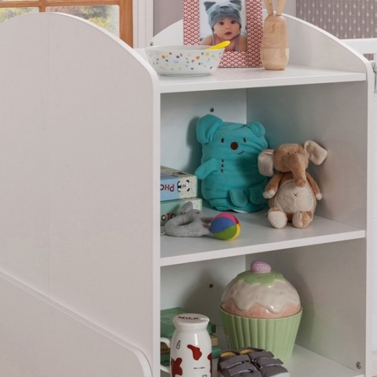 COTTON ΒΡΕΦΙΚΗ ΚΟΥΝΙΑ ΜΕ ΣΥΡΤΑΡΙ 3 ΣΕ 1 183x89xH112cm