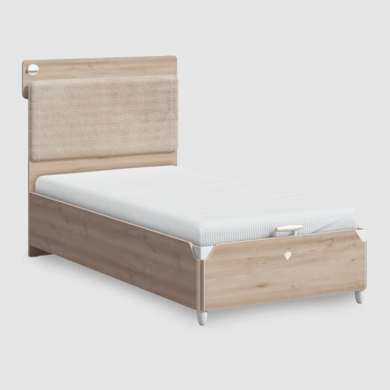 DUO ΠΑΙΔΙΚΟ ΚΡΕΒΑΤΙ ΜΟΝΟ ΜΕ ΑΠΟΘΗΚΕΥΤΙΚΟ ΧΩΡΟ 108x210xH119cm