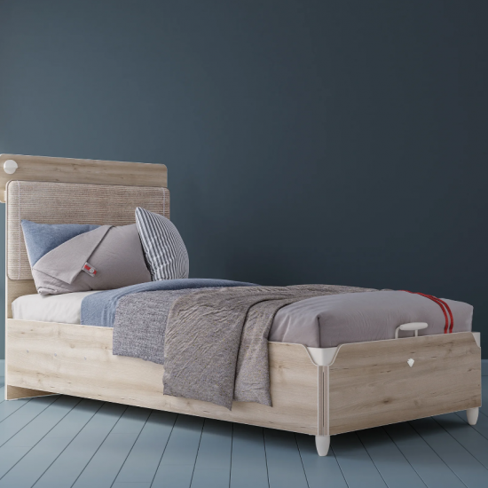 DUO ΠΑΙΔΙΚΟ ΚΡΕΒΑΤΙ ΗΜΙΔΙΠΛΟ ΜΕ ΑΠΟΘΗΚΕΥΤΙΚΟ ΧΩΡΟ 128x210xH119cm