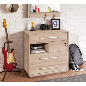 DUO ΠΑΙΔΙΚΗ ΣΥΡΤΑΡΙΕΡΑ ΜΕ 4 ΣΥΡΤΑΡΙΑ 80x46xH83cm