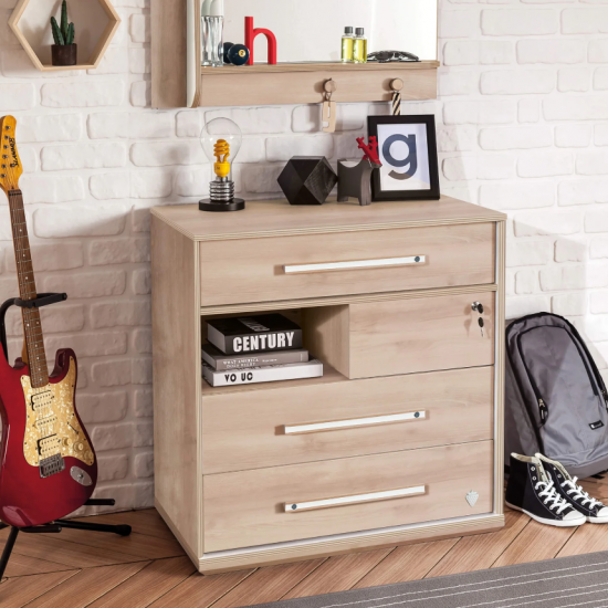 DUO ΠΑΙΔΙΚΗ ΣΥΡΤΑΡΙΕΡΑ ΜΕ 4 ΣΥΡΤΑΡΙΑ 80x46xH83cm