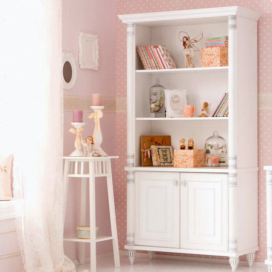 ΠΑΙΔΙΚΗ ΒΙΛΙΟΘΗΚΗ ROMANTIC 96x42xH183cm