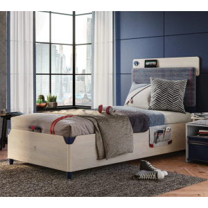 TRIO ΠΑΙΔΙΚΟ ΚΡΕΒΑΤΙ MONO ΜΕ ΑΠΟΘΗΚΕΥΤΙΚΟ ΧΩΡΟ 210x108xY119cm