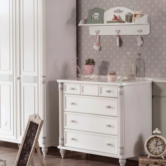 ΒΡΕΦΙΚΗ ΕΤΑΖΕΡΑ ROMANTIC 86x20xH18cm