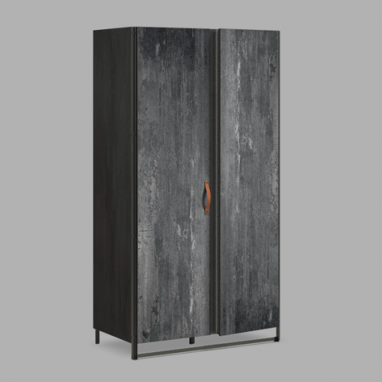 DARK METAL ΠΑΙΔΙΚΗ ΝΤΟΥΛΑΠΑ 2 ΦΥΛΛΗ 113x65x210cm