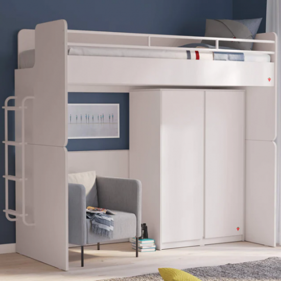 WHITE STUDIO ΜΕΤΑΛΛΙΚΗ ΣΚΑΛΑ ΚΟΥΚΕΤΑΣ 37x13xH105cm