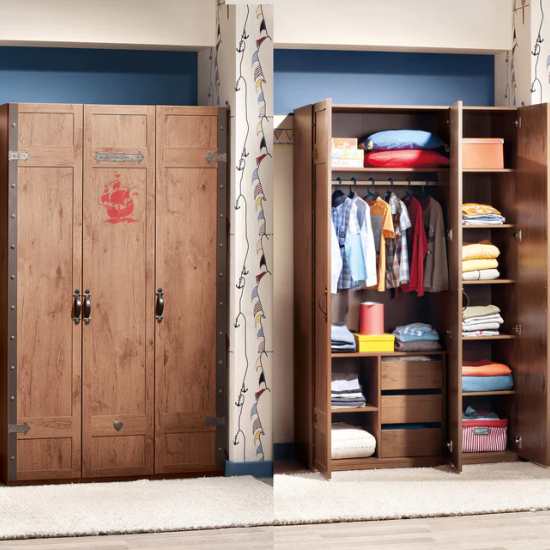 PIRATE ΠΑΙΔΙΚΗ ΝΤΟΥΛΑΠΑ 3ΦΥΛΛΗ 122x55xH203cm