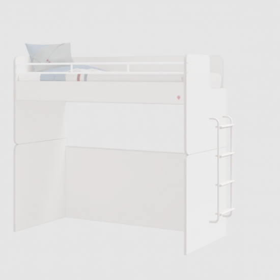 WHITE STUDIO ΜΕΤΑΛΛΙΚΗ ΣΚΑΛΑ ΚΟΥΚΕΤΑΣ 37x13xH105cm