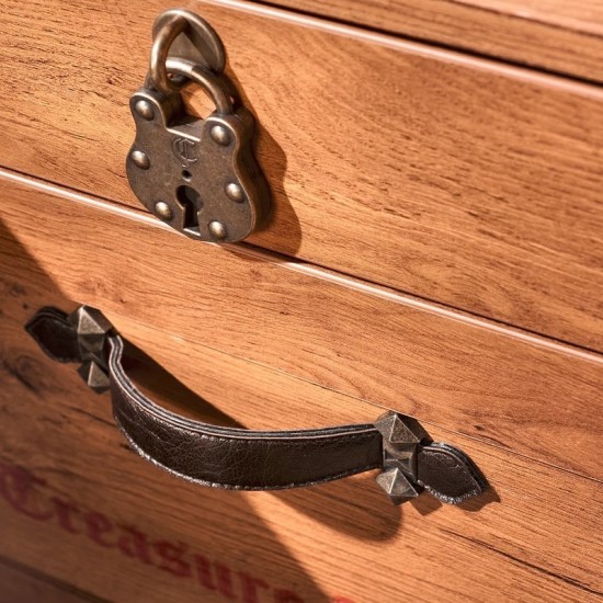 PIRATE ΠΑΙΔΙΚΟ ΚΟΜΟΔΙΝΟ 2 ΣΥΡΤΑΡΙΑ 44x42xH44cm