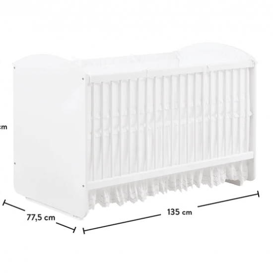 SL COTTON ΒΡΕΦΙΚΗ ΚΟΥΝΙΑ ΚΟΥΝΙΣΤΗ 135x77xH92cm