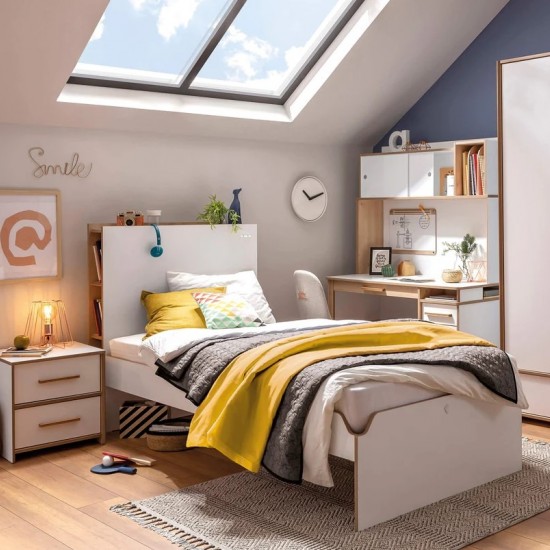 MODERA ΠΑΙΔΙΚΟ ΚΡΕΒΑΤΙ ΗΜΙΔΙΠΛΟ 124x220xH115cm