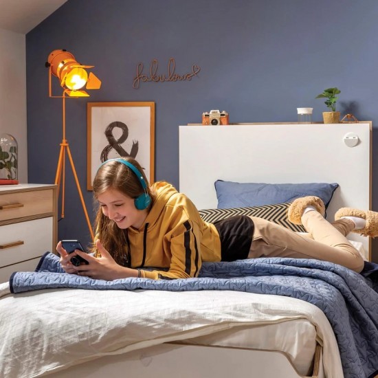 MODERA ΠΑΙΔΙΚΟ ΚΡΕΒΑΤΙ ΗΜΙΔΙΠΛΟ 124x220xH115cm