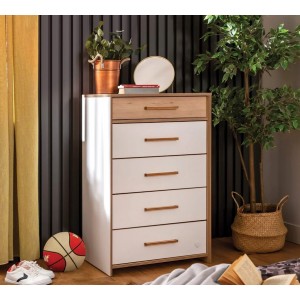 MODERA ΠΑΙΔΙΚΗ ΣΥΡΤΑΡΙΕΡΑ ΜΕ 5 ΣΥΡΤΑΡΙΑ 63x46xH102cm