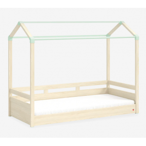 MONTES NATURAL ΠΑΙΔΙΚΟ ΚΡΕΒΑΤΙ ΜΕ ΟΡΟΦΗ 213x95xH168cm