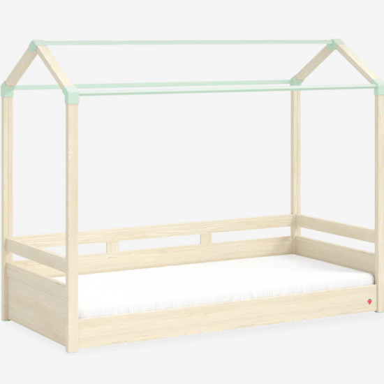 MONTES NATURAL ΠΑΙΔΙΚΟ ΚΡΕΒΑΤΙ ΜΕ ΟΡΟΦΗ 213x95xH168cm