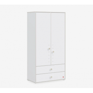 MONTES WHITE ΠΑΙΔΙΚΗ ΝΤΟΥΛΑΠΑ 2ΦΥΛΛΗ 101x53xH202cm