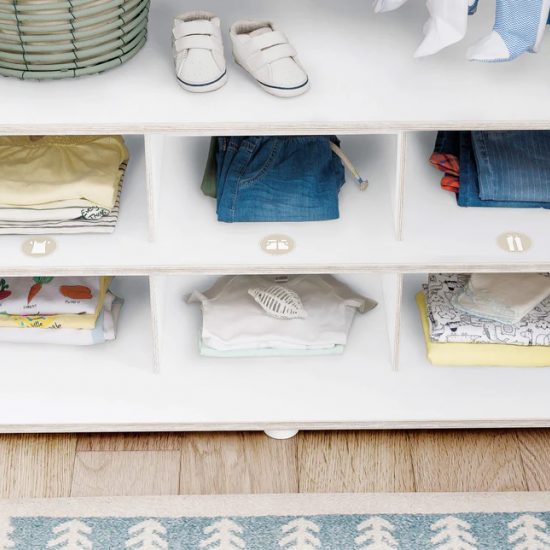 MONTES WHITE ΠΑΙΔΙΚΗ ΝΤΟΥΛΑΠΑ 3ΦΥΛΛΗ 140x53xH202cm