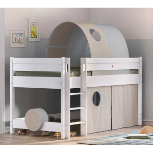 MONTES WHITE ΠΑΙΔΙΚΟ ΚΡΕΒΑΤΙ ΥΠΕΡΥΨΩΜΕΝΟ 102x208xH111cm